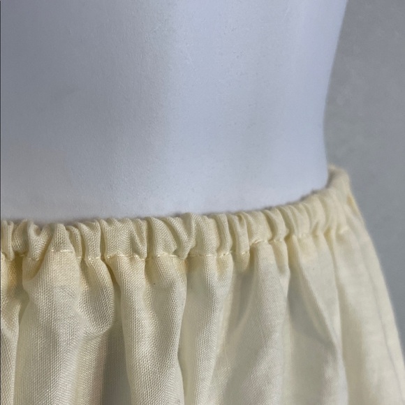 Vintage Byer California Cream Ruffle Hem Skirt – Size Small - Picture 6 of 10